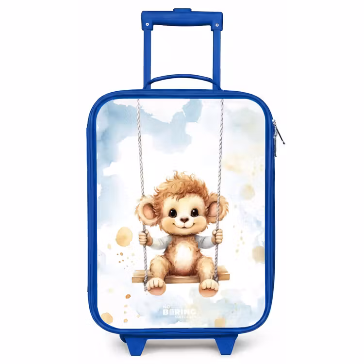 Kinderkoffer Blau - Axel Affe — 1