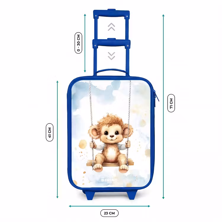 Kinderkoffer Blau - Axel Affe — 7