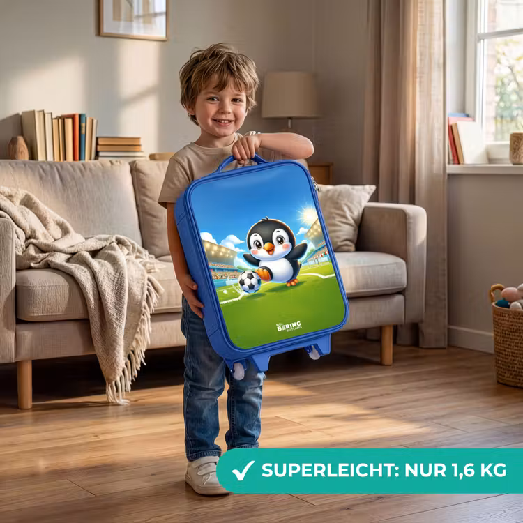 Kinderkoffer Blau - Elfmeterpinguin — 3