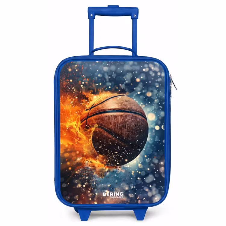 Kinderkoffer Blau - Lebendiger Basketball — 1