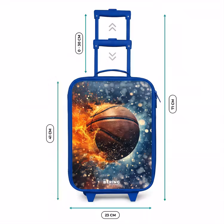 Kinderkoffer Blau - Lebendiger Basketball — 7