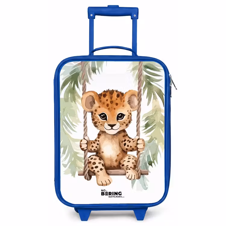 Kinderkoffer Blau - Levi-Leopard — 1