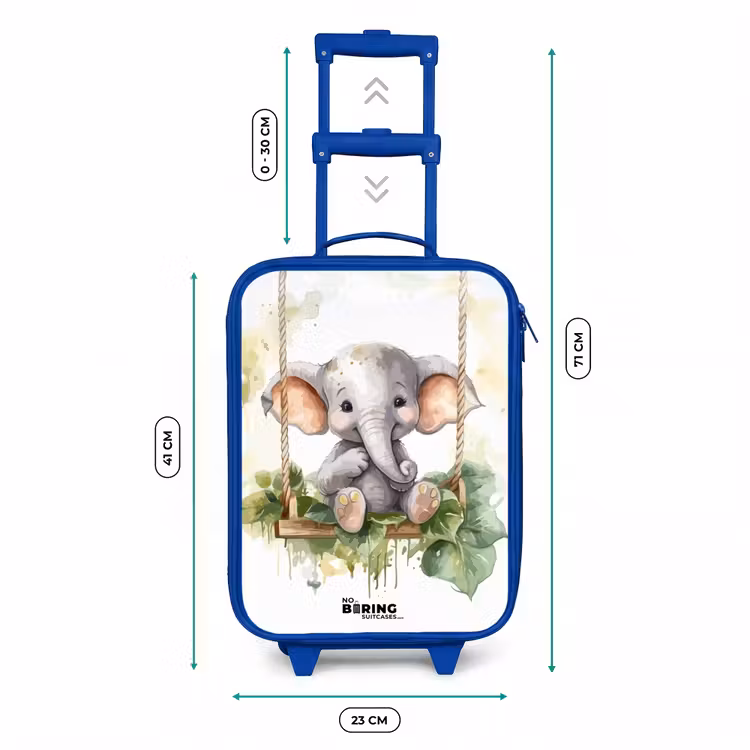 Kinderkoffer Blau - Onno-Elefant — 7