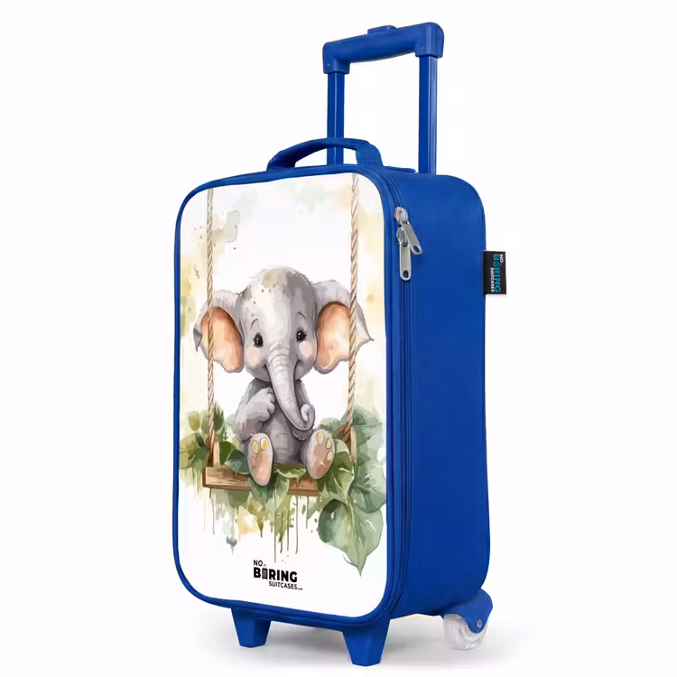 Kinderkoffer Blau - Onno-Elefant — 8
