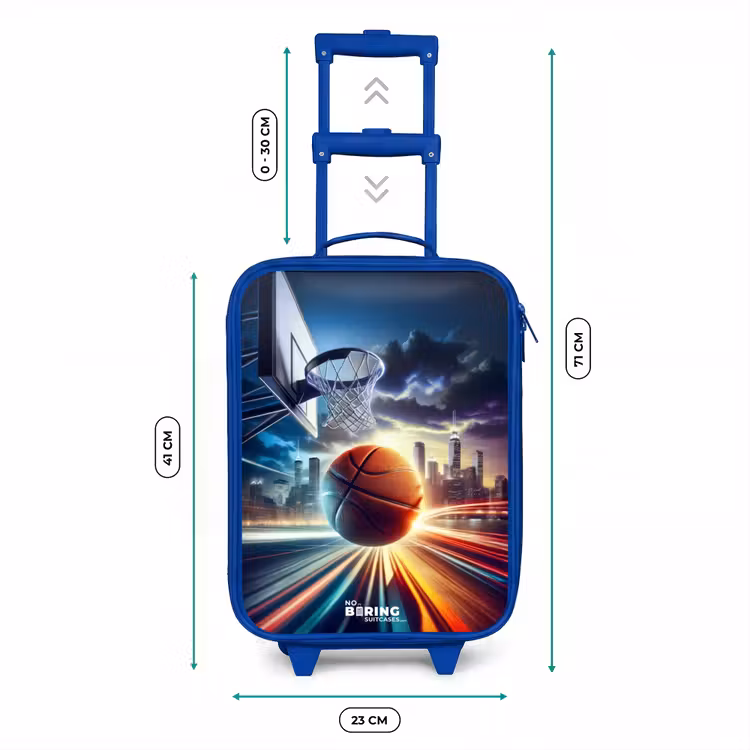 Kinderkoffer Blau - Slam Dunk — 7
