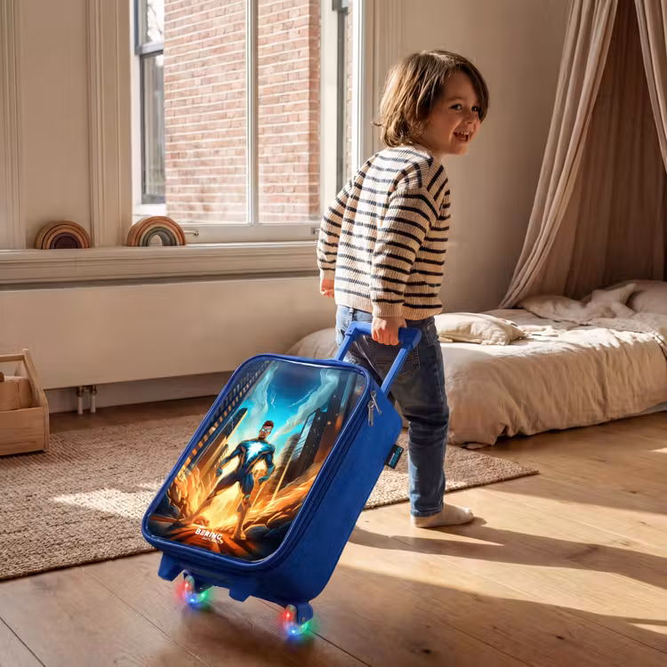 Kinderkoffer Blau - Stadt-Superheld — 2