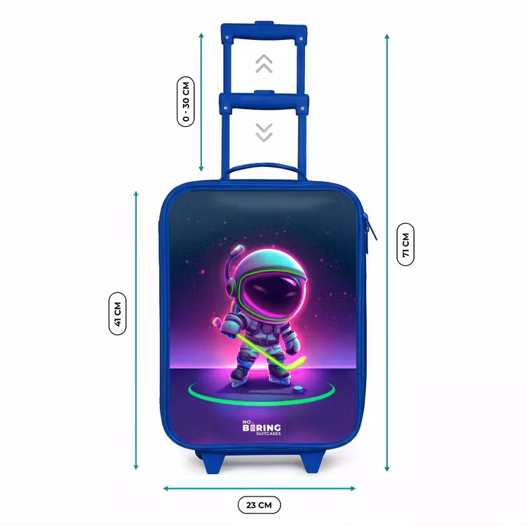 Kinderkoffer Blau - Weltraum-Hockey — 7