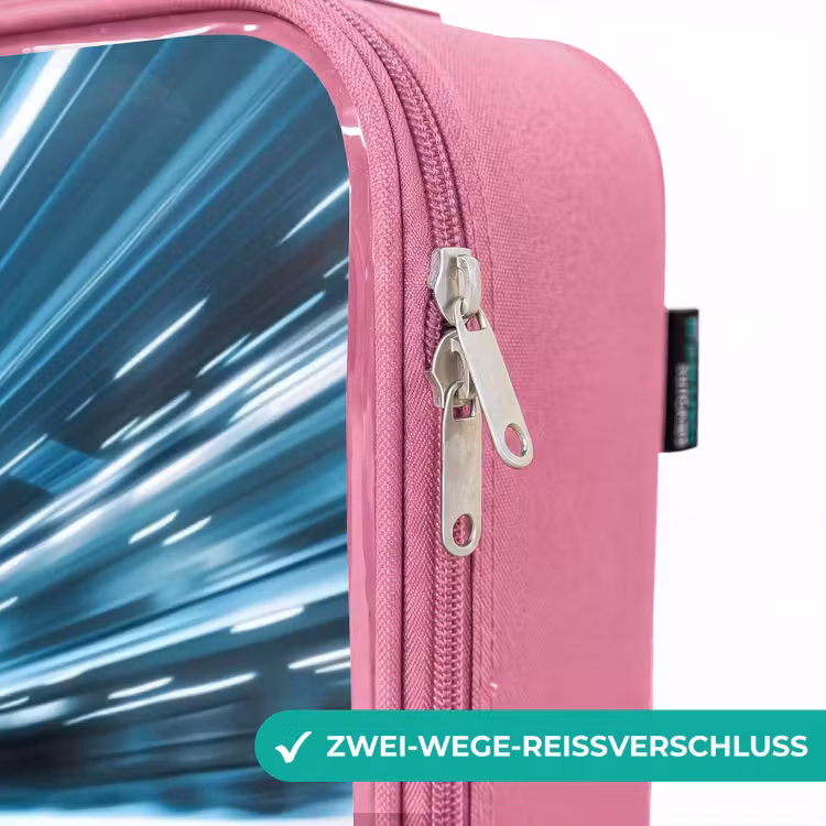 Kinderkoffer Rosa - Blau leuchtend — 5