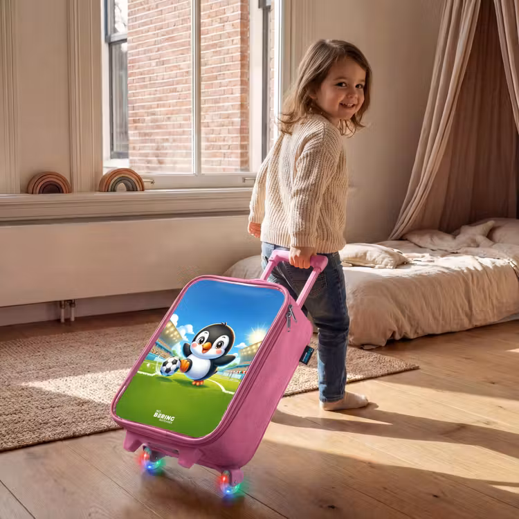 Kinderkoffer Rosa - Elfmeterpinguin — 2