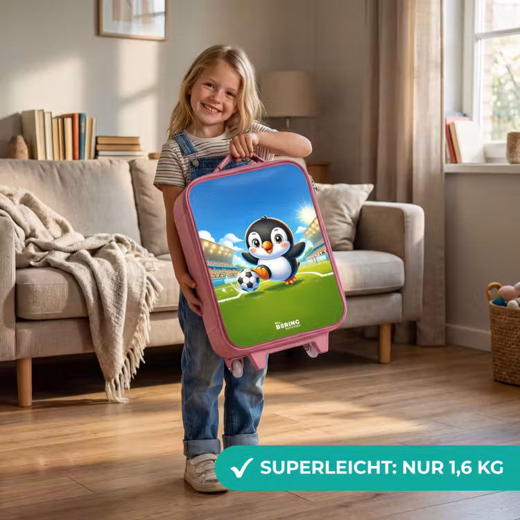 Kinderkoffer Rosa - Elfmeterpinguin — 3