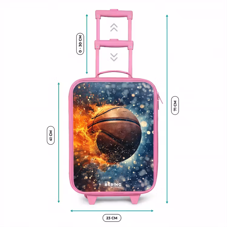 Kinderkoffer Rosa - Lebendiger Basketball — 7