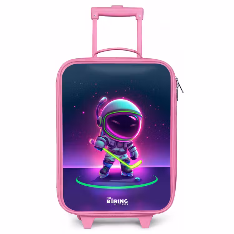 Kinderkoffer Rosa - Weltraum-Hockey — 1