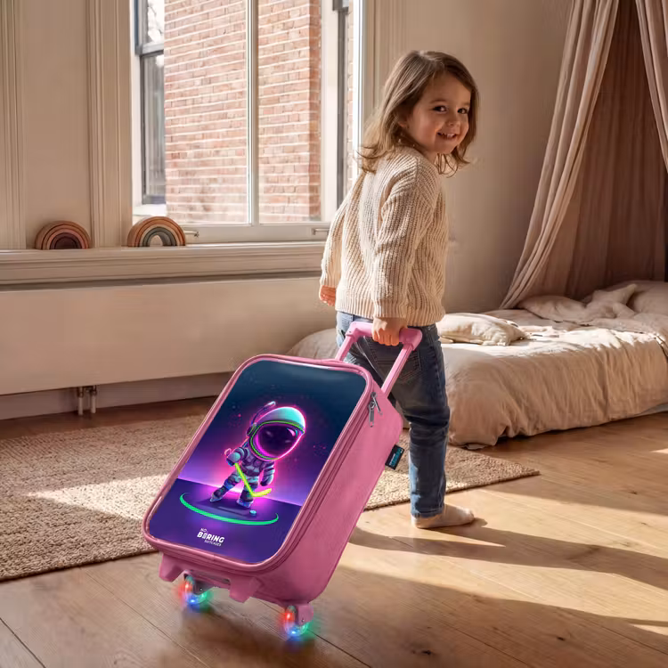 Kinderkoffer Rosa - Weltraum-Hockey — 2