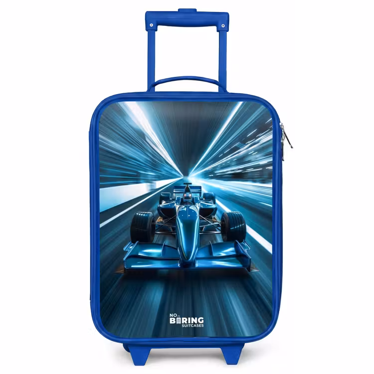 Kinderkoffer Blau - Blau leuchtend — 1
