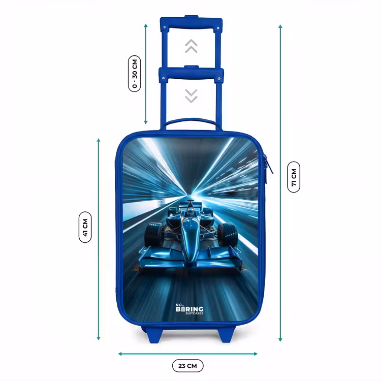 Kinderkoffer Blau - Blau leuchtend — 7