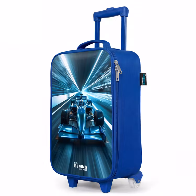 Kinderkoffer Blau - Blau leuchtend — 8