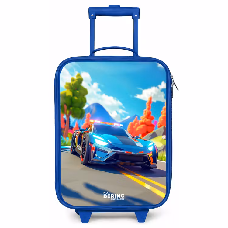 Kinderkoffer Blau - Sirenentriebwagen — 1
