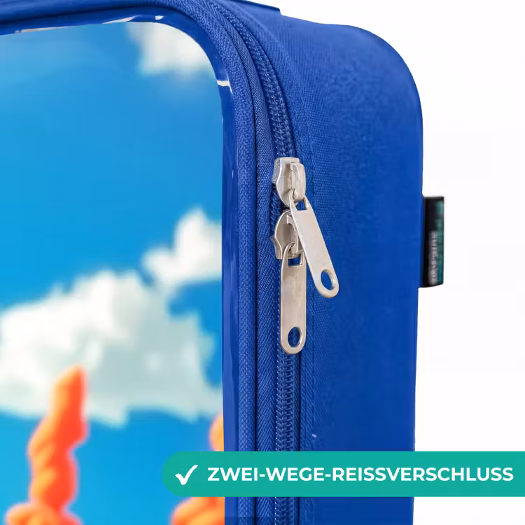 Kinderkoffer Blau - Sirenentriebwagen — 5
