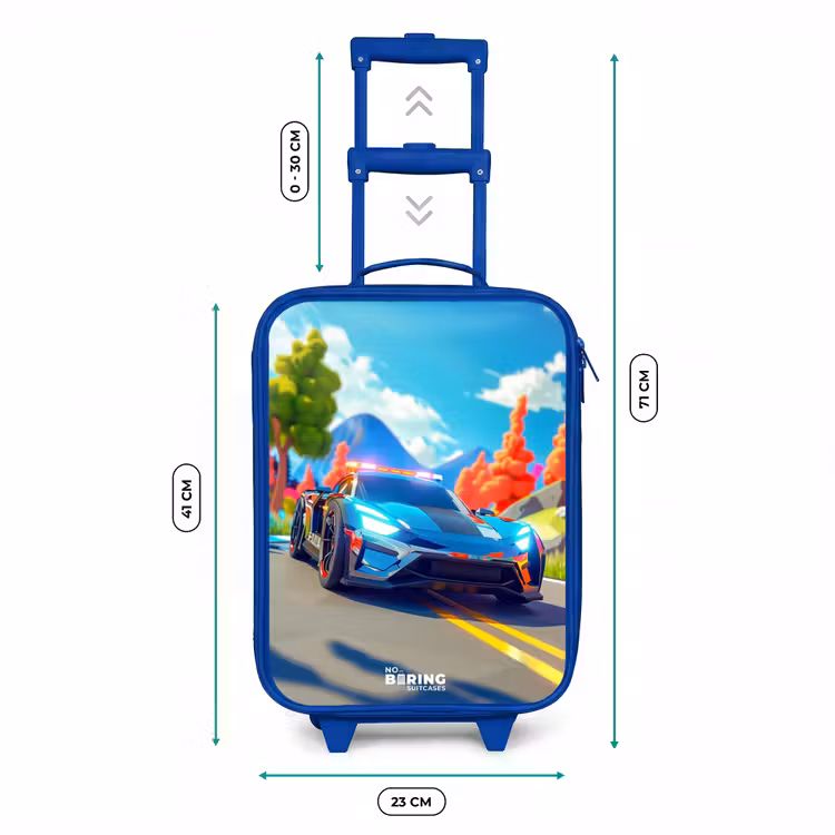 Kinderkoffer Blau - Sirenentriebwagen — 7