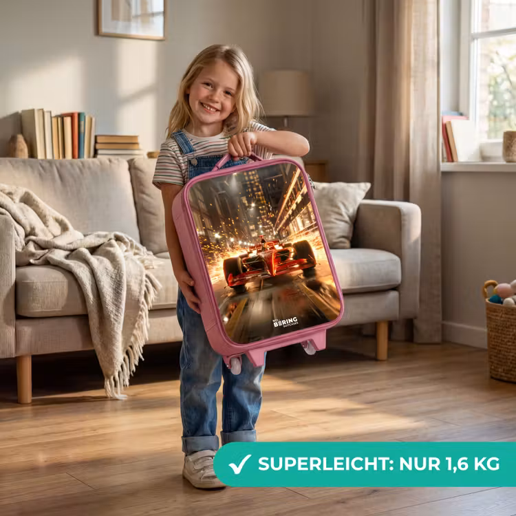 Kinderkoffer Rosa - Schnelles Rot — 3