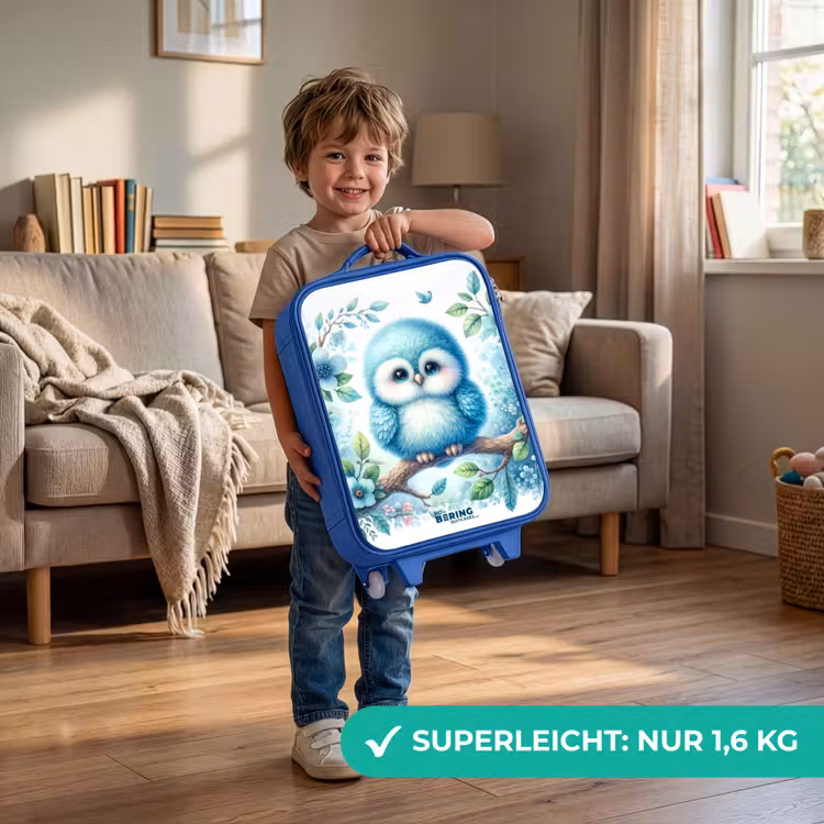 Kinderkoffer Blau - Baudouin-Blaumantel — 3
