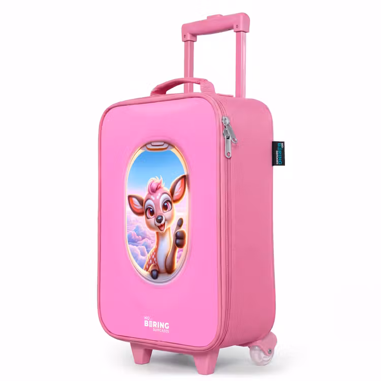 Kinderkoffer Rosa - Hirsche zwischen den Wolken — 8