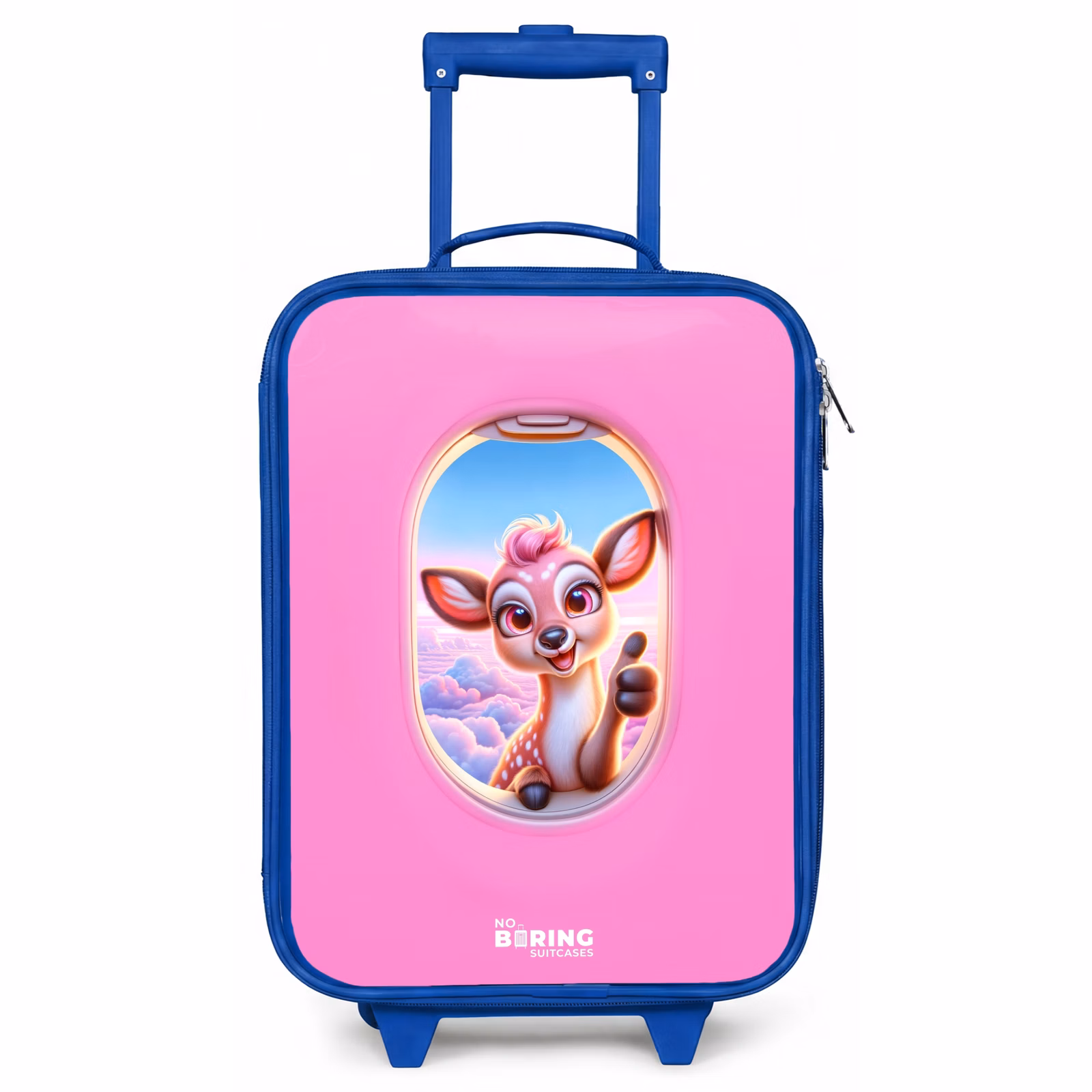 Kinderkoffer Blau - Hirsche zwischen den Wolken — 1