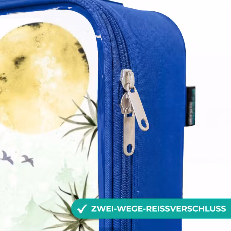 Kinderkoffer Blau - Leuchtturm mit allen Tieren — 5