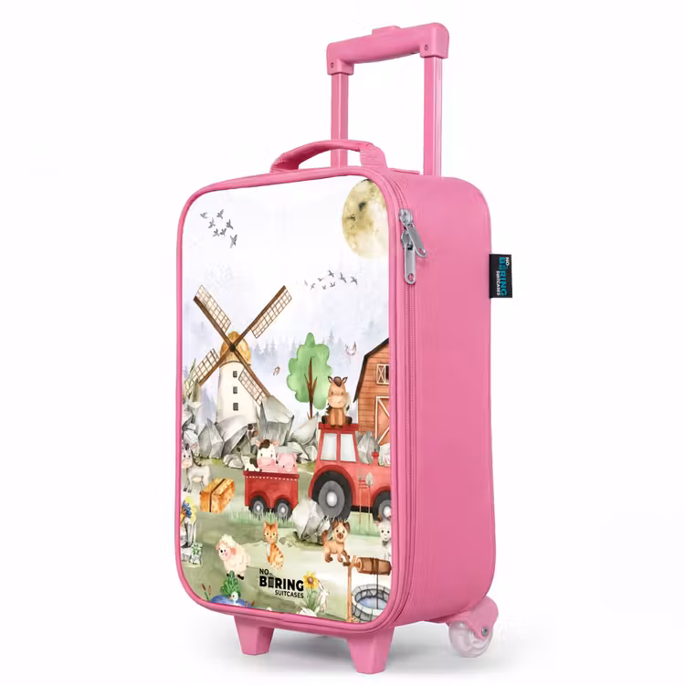 Kinderkoffer Rosa - Erfahrungen auf dem Bauernhof — 8