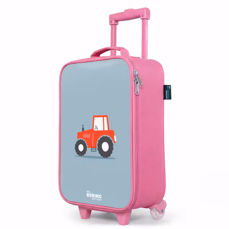 Kinderkoffer Rosa - Roter Auslöser blauer Hintergrund — 8