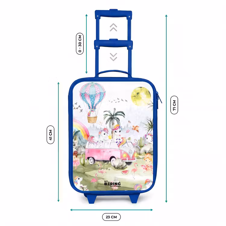 Kinderkoffer Blau - Einhorn-Safari — 7