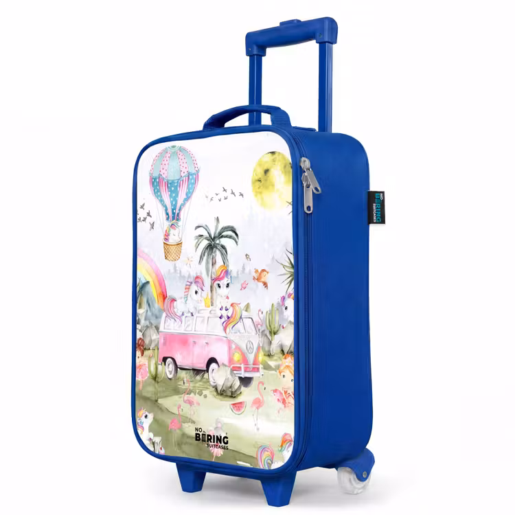 Kinderkoffer Blau - Einhorn-Safari — 8