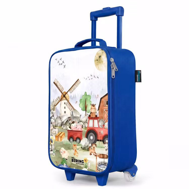 Kinderkoffer Blau - Erfahrungen auf dem Bauernhof — 8