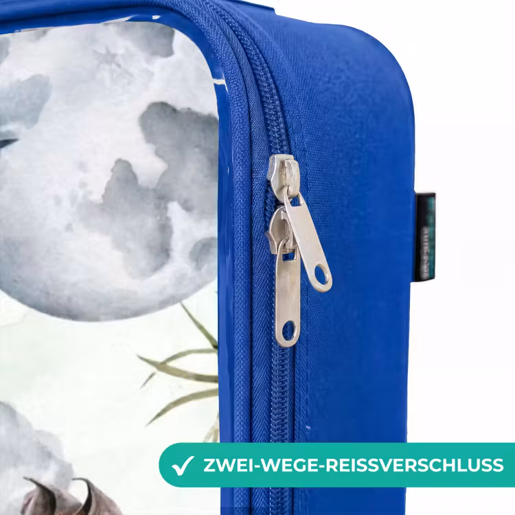 Kinderkoffer Blau - Schloss und Heißluftballon — 5