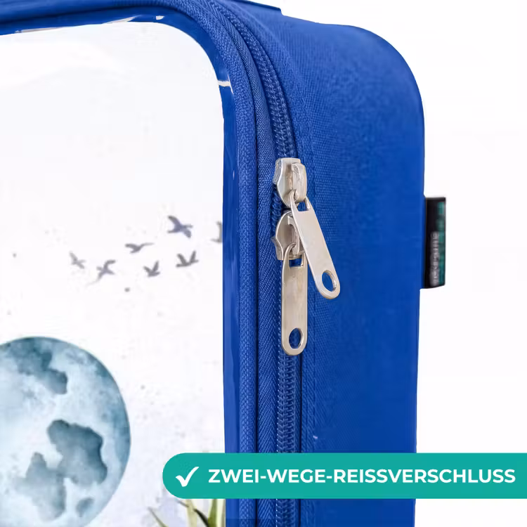 Kinderkoffer Blau - Van voll mit Tieren — 5