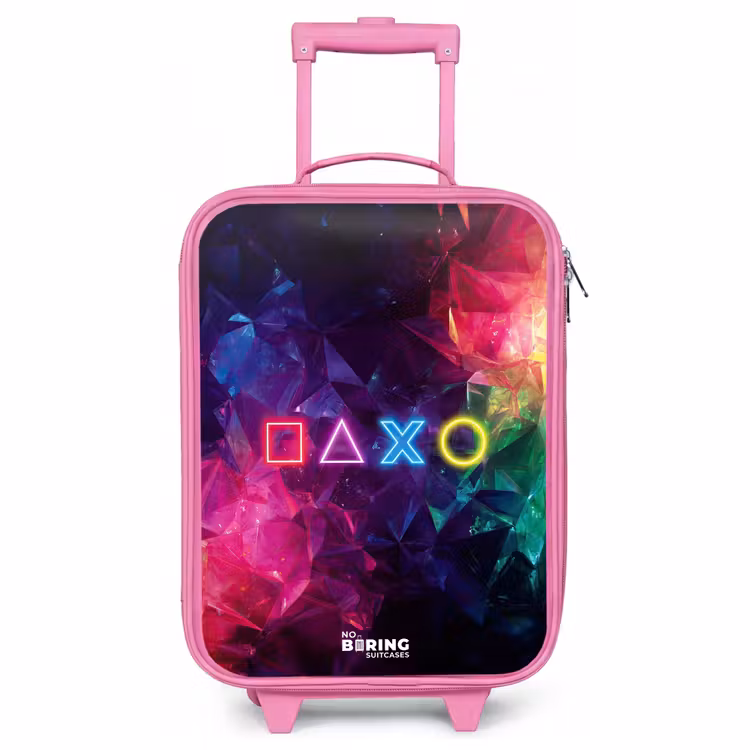 Kinderkoffer Rosa - Controller - Symbole - Neon — 1
