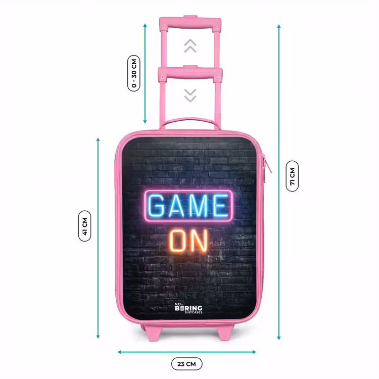 Kinderkoffer Rosa - Spiel - Buchstaben - Neon — 7