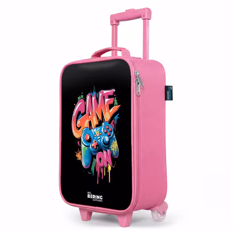 Kinderkoffer Rosa - Spiel - Controller - Graffiti - Neon — 8