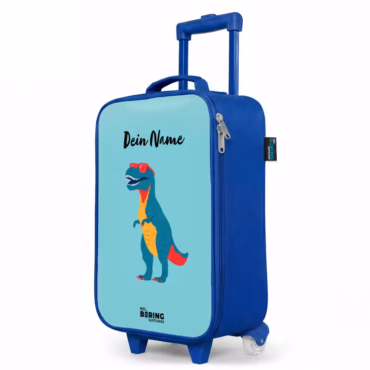 Kinderkoffer Blau - Dino - Tier - Sonnenbrille — 8