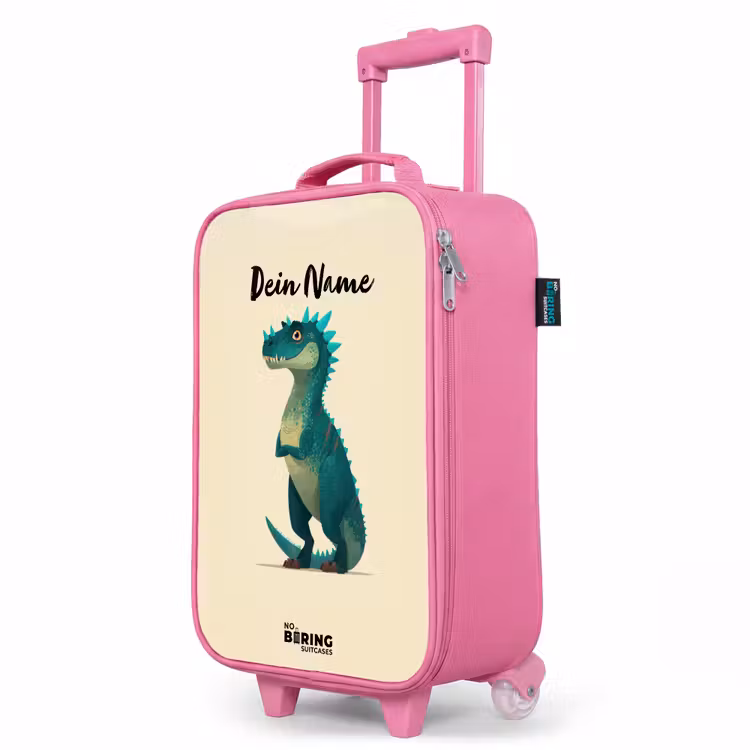 Kinderkoffer Rosa - Dino - Tier - Blau - Grün — 8