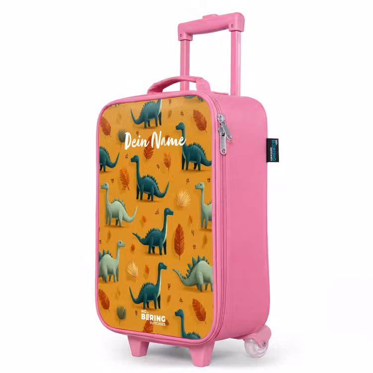 Kinderkoffer Rosa - Dino - Tiere - Muster — 8