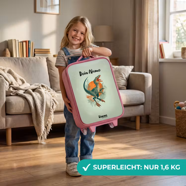Kinderkoffer Rosa - Tier - Dino - Natur — 3