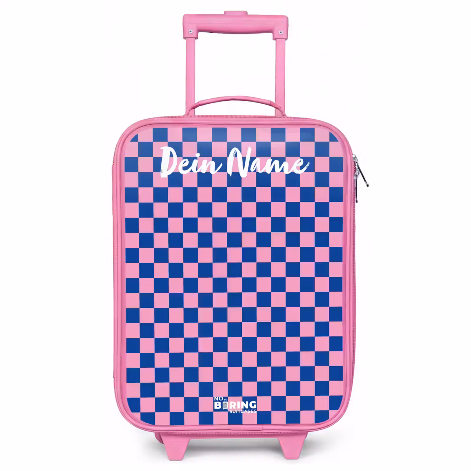 Kinderkoffer Rosa mit Name - Blöcke - Blau - Rosa — 1