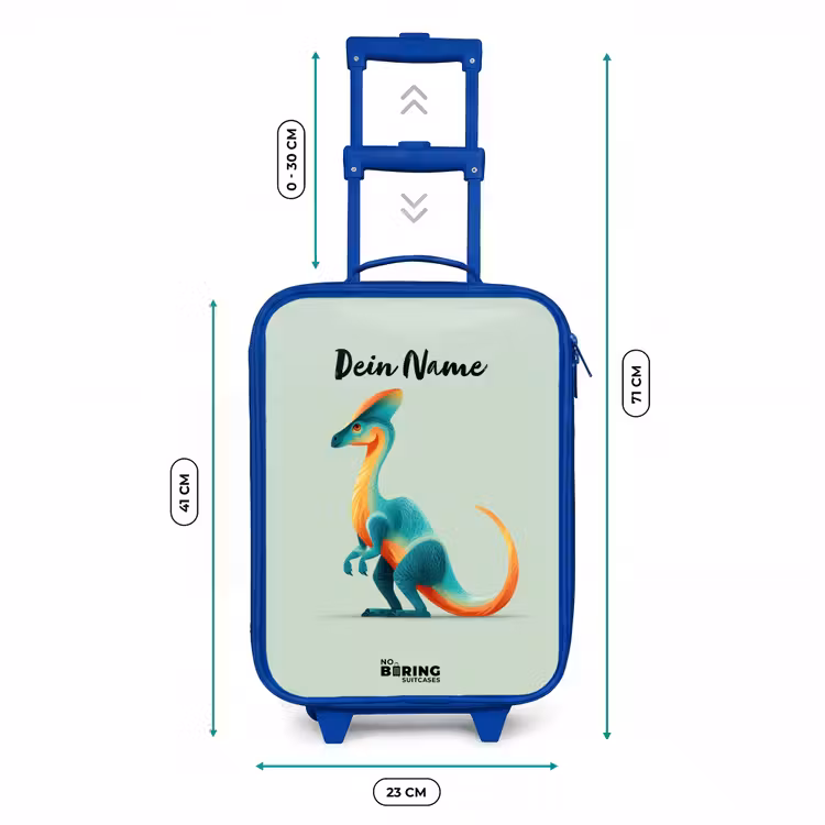 Kinderkoffer Blau - Dino - Blau - Tier — 7