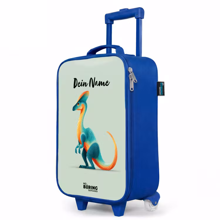 Kinderkoffer Blau - Dino - Blau - Tier — 8