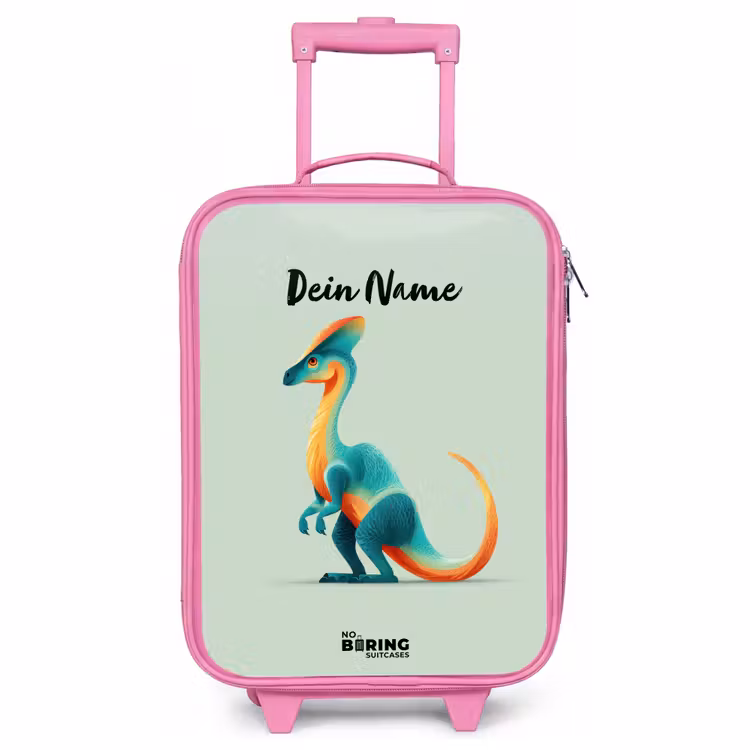 Kinderkoffer Rosa - Dino - Blau - Tier — 1