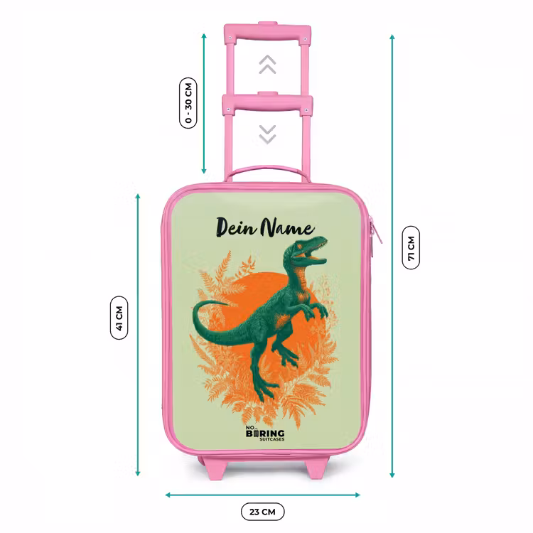 Kinderkoffer Rosa - Dino - Natur - Grün — 7
