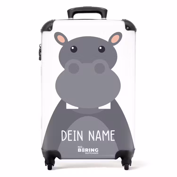 Koffer mit Name - Nils Nilpferd — 1