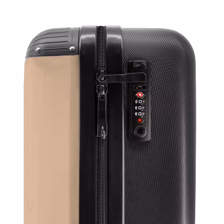 Koffer mit Name - Redender Roboter Beige — 5