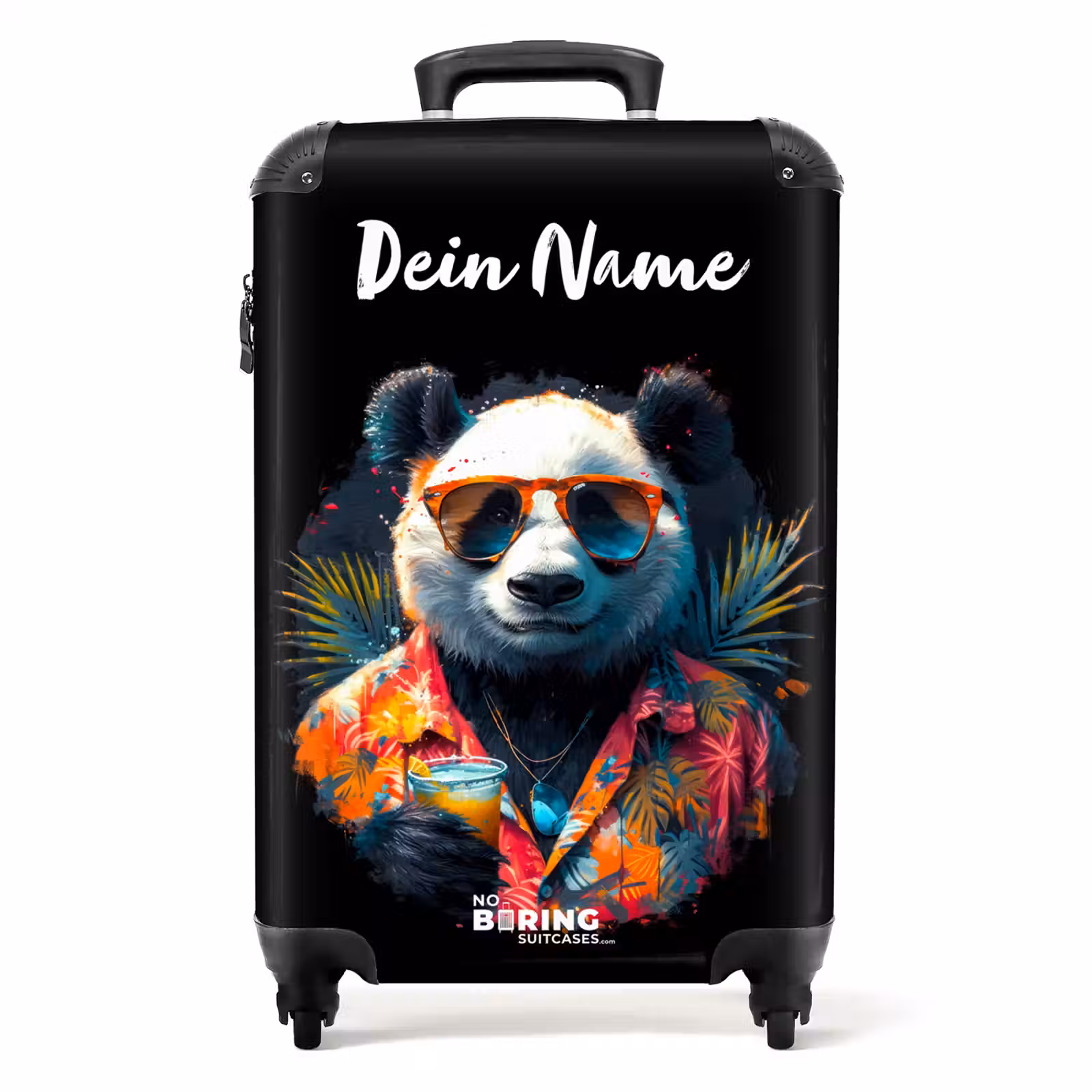 Koffer mit Name - Panda tropicana — 1